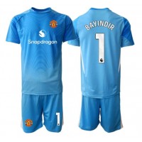 Stroje piłkarskie Manchester United Altay Bayindir #1 Bramkarskie Koszulka Podstawowej dla dzieci 2025-26 Krótki Rękaw (+ szorty)